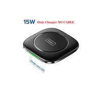 (15 W Pad No cable) Wireless charger 15 W fast charging stand for iPhone 14 13 12 11 Pro Max Samsung