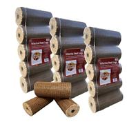15 Warma Heat Logs Eco Briquettes Fuel 26kg (3 Pack of 5 Logs)- High Heat Output & Low Ash - 100% Sustainable - For Stoves Multi Fuel Wood Burners Chimeneas Open Outdoor Fire Pits