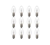 15 Watt Himalayan Salt Lamp Bulbs, 12Pack Dimmable Night Light Bulbs with E12 Base, for Rock Salt Lamp