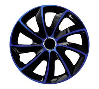 15" Wheel Trims Covers Hubcaps Universal Car Set 4 PCS ABS Blue & Black Durable