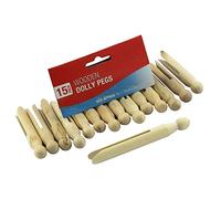 15 Wooden Washing Dolly Line Pegs Traditional Hanging Clothes Garden Laundry Peg