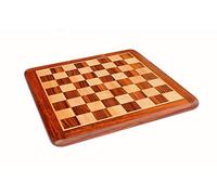 15" X 15" Collectible Rosewood Wooden Chess Game Board Without Pieces - Appropriate Wooden & Brass Chess Pieces Chessmen available separately by StonKraft Brand