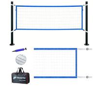 15 x 3ft Pool Volleyball Net with Water Volleyball,Adjustable Length 15ft-27ft Portable Pool Volleyball Net Replacement for Inground Pools