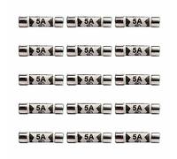 15 x Fuse 5A, 5 Amp Fuse UK 240V/250V Pack of 15 of 5A Fuses BS1362 Fuses by ZARB