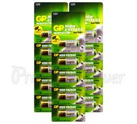 15 x GP 23A Alkaline Super batteries 12V MN21 A23 E23A 3LR50 V23GA VR22 LRV08