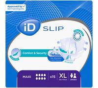 15 x iD Slip Maxi Extra Large Unisex Incontinence Slips | 1 Pack of 15