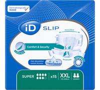 15 x iD Slip Super Bariatric 2XL Unisex Incontinence Slips | 1 Pack of 15