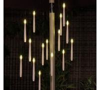 15 X Noma Magic Candle Flame Chandelier String Parasol Garden Lights Battery