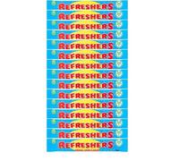 15 x Refreshers Lemon Chew Bars Individually Wrapped Sweets Bulk Multipack - Retro Fizzy Sherbet-Filled Lemon Flavour Chewy Bar Nostalgic Candy Treat, Vegetarian-Friendly, For Gifting, Sharing & Parti