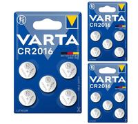 15 x VARTA CR2016 Lithium Batteries 3V Coin Cell - DL2016 2016 BR2016 5P
