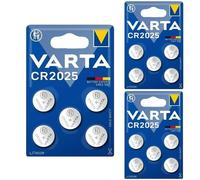 Varta 6025101415 Button Cell CR2025 3V 157mAh 5pc Reliable High Energy