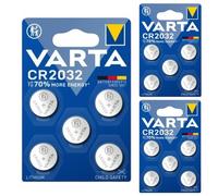 Varta 6032101415 Button Cell CR2032 3V 220mAh Lithium 5pc High Cap...