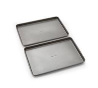 Morphy Richards Oven Tray Set, 15"x10" - Heavy Duty Carbon Steel | Non-Stick Coating | Oven, Dishwasher & Freezer Safe | Ideal for Roasting, Baking & Grilling | 849005