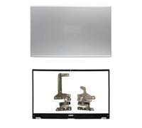 15 X512 V5000F X512F A512 A512F F512 Compatible Case LCD Back Cover Front Bezel Palmrest Bottom Case Replacement Parts For Laptop(Silver AB Hinges)