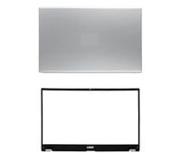 15 X512 V5000F X512F A512 A512F F512 Compatible Case LCD Back Cover Front Bezel Palmrest Bottom Case Replacement Parts For Laptop(Silver AB)