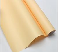 15 Yards Fog Matte Solid Color Paper Florist Bouquet Flower Art Wrapping Paper Roll Thick(Baby yellow)