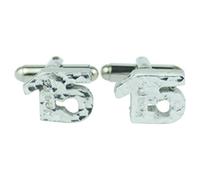15 Year Anniversary Cuff links - Hammered Rustic Effect Made for the Perfect 15th Anniversary Gift, Made In UK