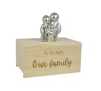 15 Year Anniversary Our Little Hugging Family Choose Amount of Children (1 Child)