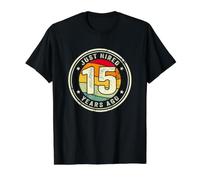 15 Year Work Anniversary Jubilee Just Hired 15 Years Ago Value Graphic T-Shirt