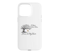 15 Years Without Mom Forever In My Heart Tree Leaf Memorial Case for iPhone 15 Pro Max