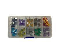 150/100/50PCS Mini Car Fuses with Box Clip Assortment 2A/3A/5A/7.5A/10A/15A/20A/25A/30A/35A Auto Micro Blade Type Fuse Set Truck Protected circuits (Color : 100pcs With Box)