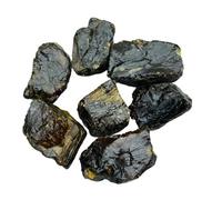 150-160g 1 Bag Amber Crystal Rough Northern Lights Burmese Blood Amber Vintage Stone Material