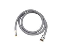 150/180/200/300cm Faucet Pull Out Plumbing Hose Nylon Braided Replacement for Down Kitchen/Basin Tap 15mm(Light Grey,200cm)