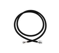 150/180/200/300cm Faucet Pull Out Plumbing Hose Nylon Braided Replacement for Down Kitchen/Basin Tap 15mm(Black,300cm)
