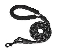 150/200/300cm Strong Dog Leash Pet Leashes Reflective For Big Small Medium Large Drag Pull Tow Golden Retriever for All Breeds(Black,1.2cm 150cm)