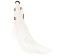 150 / 200cm Romance Wedding Veil with Comb Artificial Pearls Cathedral Elegant Bridal for Traditional Lookings Wedding