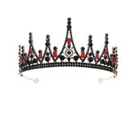 150 * 70MM Gold/Black Crystal Bridal Crown For Wedding Diamond Tiara Princess Queen Crown Rhinestone Bridal Headband