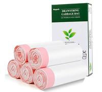 150 Clear 2.6 Gallon Small Garbage Bags（white）, Bathroom Trash Can Bin Liners, Small Plastic Bags for home office kitchen,fit 10 Liter, 2,2.5,3 Gal, Clear, Bags 50 Count per Roll (Blue)