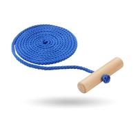150 cm Sledge Rope - Pull Rope - 150 cm - with Loop Lead Made of Wood - Perfect as a Cord for Sledges & Bob & Tobogganing for Children and Adults