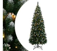 (150 cm) vidaXL Artificial Christmas Tree with Stand Christmas Decoration Green PVC