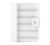 150 Colors Nail Color Display Book, Transparent Portable Leather Nail Sample Swatches Book Salons Organizer Chart With Clear Fake Nails For Home Salon