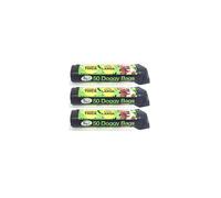 150 Extra Strong TidyZ Black Doggy Waste Bags With Tie Handle 32cm x 38cm