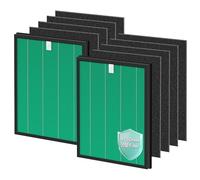 150 Filter Replacement for Coway Airmega 150 Air Puri-Fier, 2 Pack Green True HEPA & 8 Pack Active Carbon Filters, for AP-1019C-FP