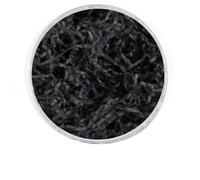 150 Grams of Black Extra Soft Shredded Tissue Paper (Shoe Box Size) - Luxury Hamper Shred Gift Packaging