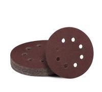 150 Grit Sanding Discs Sandpaper, Jamiikury 5 Inch Orbital Sander Sandpaper Hook and Loop Sanding Pads Round Sand Paper - Pack of 20
