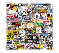 150 Hard Hat Sticker, Protective Helmet Stickers,Prank Meme Waterproof Decals,Funny Stickers for Adults, Blue Collar Worker Sticker Set for Machinists, Electricians, Unions, Oilfields, Welders