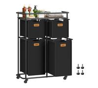 150 L Laundry Basket with Wheels