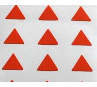 150 Labels, 10mm Triangle, Orange, Self-Adhesive Stickers, Minilabel Shapes