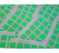 150 Labels, 10x10mm Square, Lime Green, Colour Code Stickers, Self-Adhesive Sticky Coloured Labels