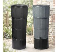 150 Litre Large Oak Wood Premium Water Butt