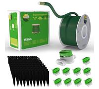 150 m Boundary Cable + 450 Ground Spikes + 10 Cable Connectors for Robotic Lawnmowers, Accessory Set, Boundary Wire for Search Cables, Compatible with Gardena/Bosch/Husqvarna/Worx/Honda/Robomow