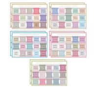 150 Matte Laminated Bible Tabs - Large Print Stickers for Study, Easy to Apply Bible Journaling Tabs & Organised Bible Study Supplies
