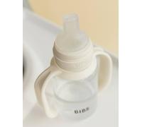 BIBS Sippy Bottle, 150 ml, 1-Pack, Ivory | Silicone Spout | 150 ml | BPA-Free Plastic | Made in Denmark