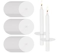 150 Pack Church Candle Drip Protectors Candlelight Service Kit Paper Candle Holders for Candlelight Vigil Church Service, Devotional Candles, Christmas Eve Candles