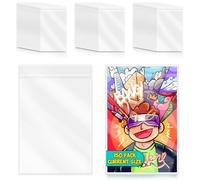 150 Pack Modern Comic Bags Current Size Resealable Comic Book Sleeves Transparent 6.88x10.5 inch Comic Book Storage 3cm Clear Single-Sided 5μm PP