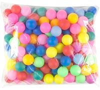 150 Pack Table Tennis Balls Colored Ping Pong Balls Multi Coloured 40mm Plastic Cheaper Suitable for Cats and Dogs Parties Sports Adults Family Shool Games Not Suitable for Professional Athletes
